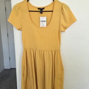 Forever 21 Yellow Dress With Pockets